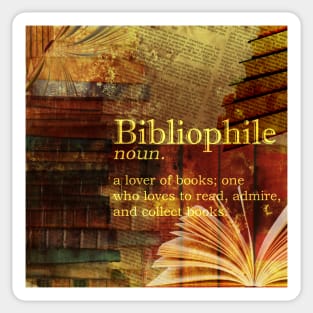 Bibliophile Sticker